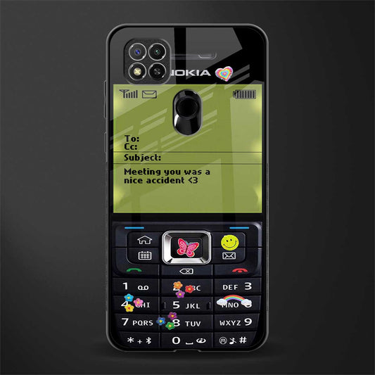 nokia vintage glass case for redmi 9 image