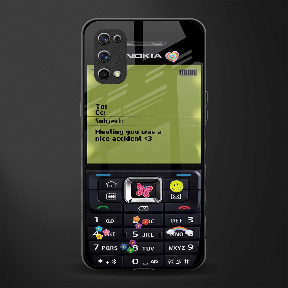 nokia vintage glass case for realme x7 pro image