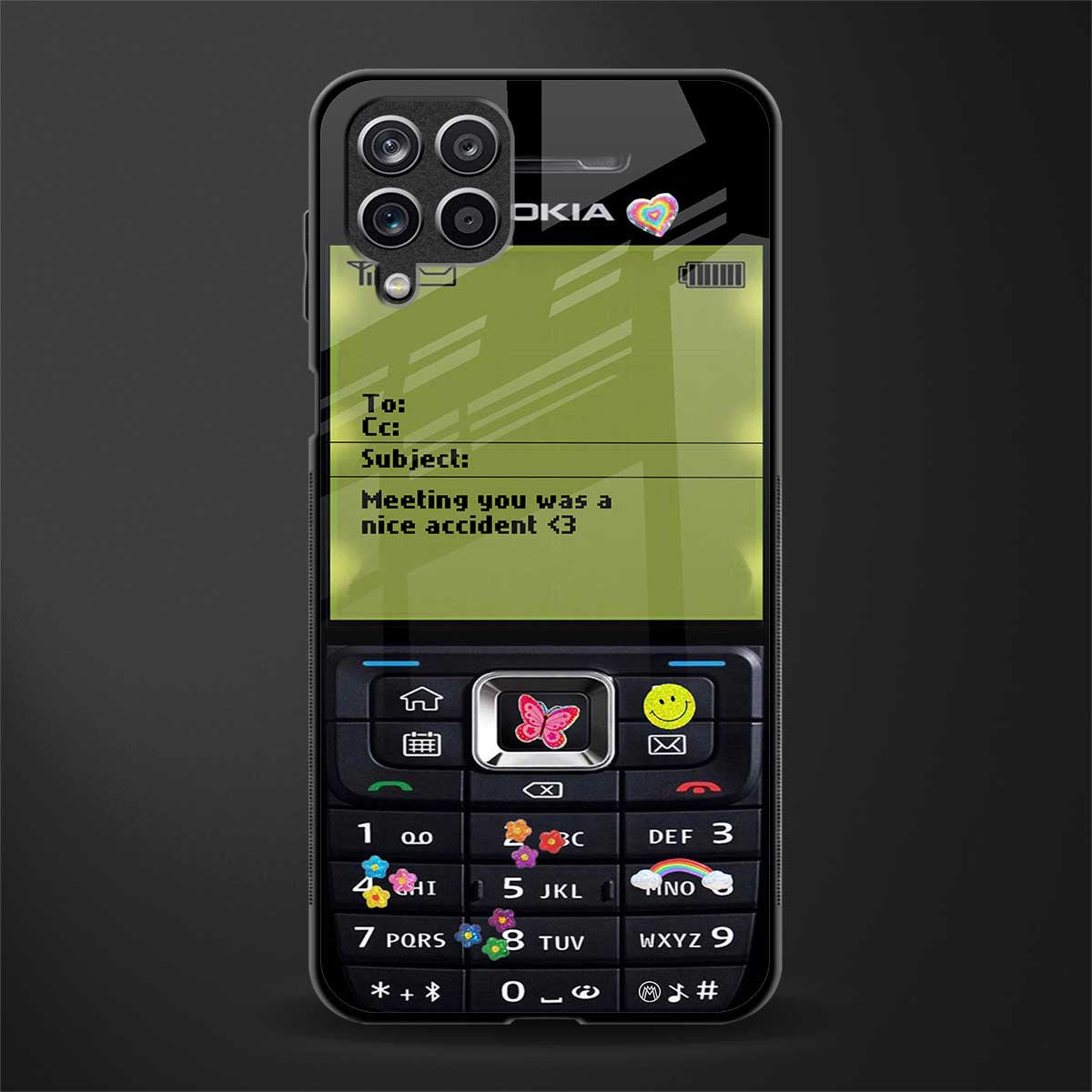 nokia vintage glass case for samsung galaxy f12 image