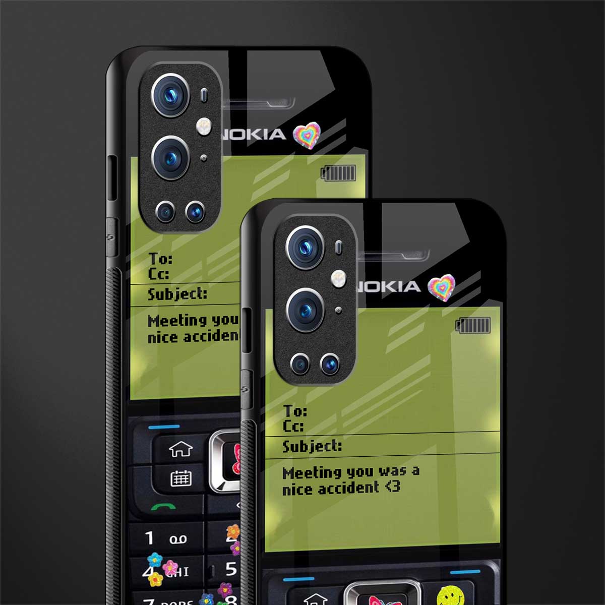 nokia vintage glass case for oneplus 9 pro image-2