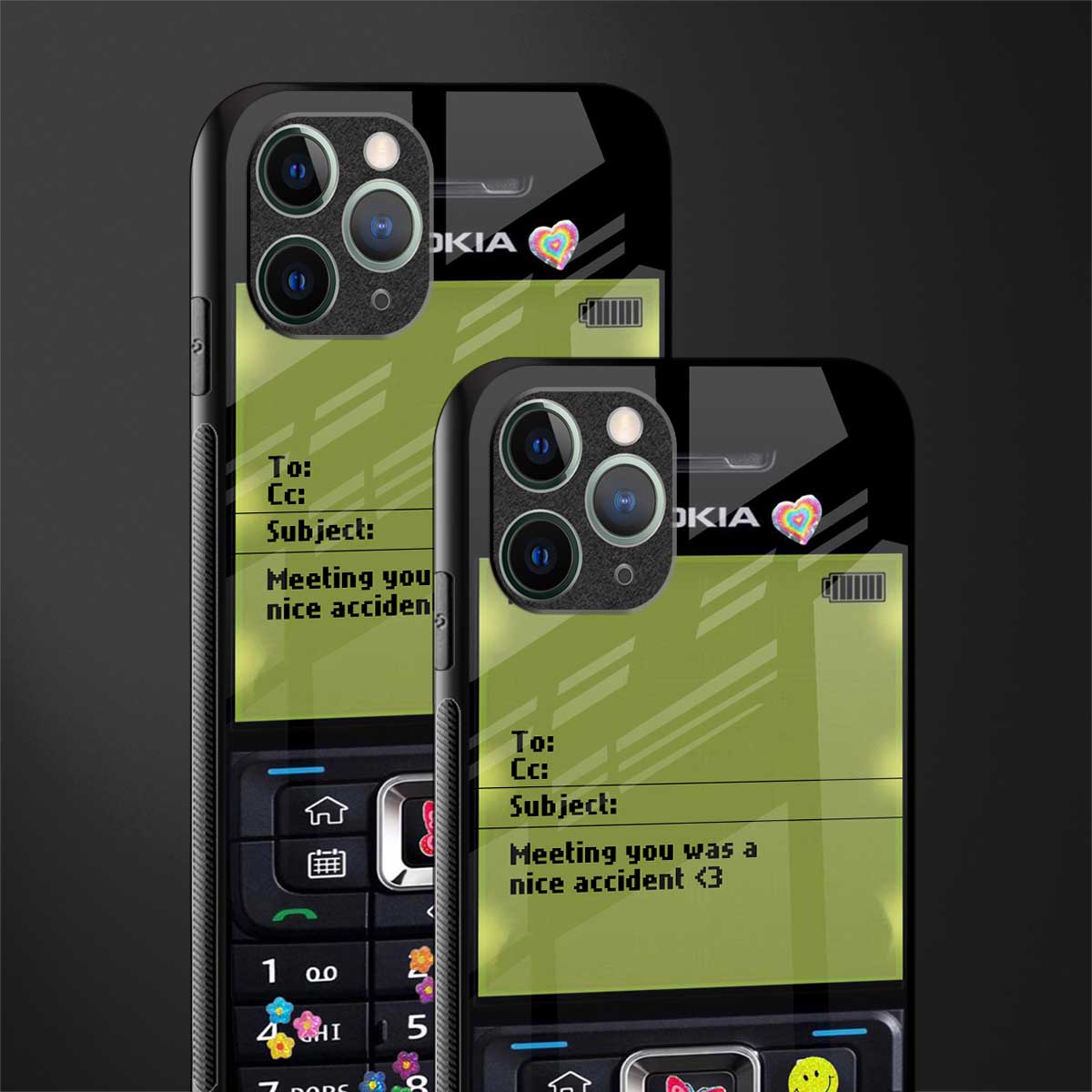 nokia vintage glass case for iphone 11 pro image-2