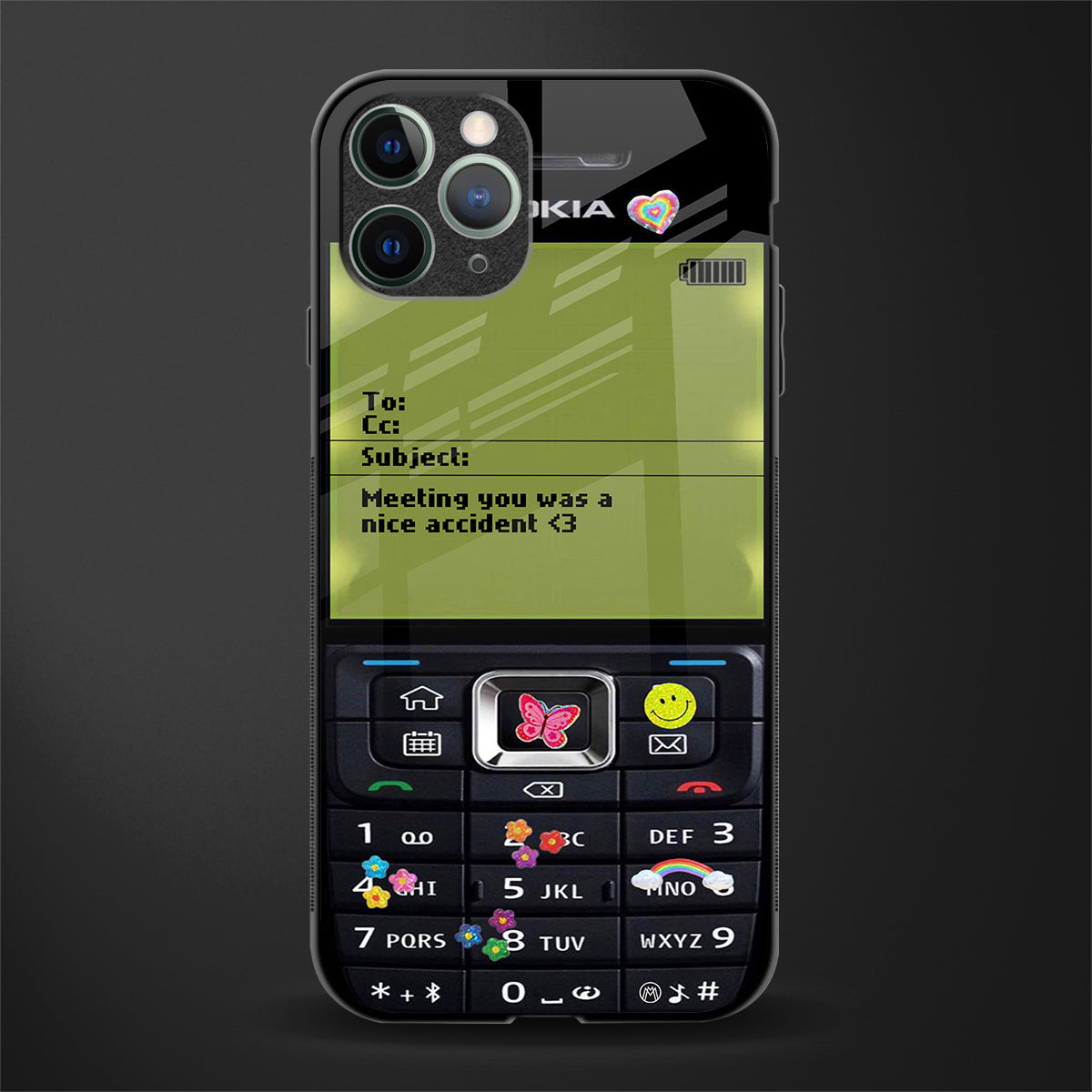 nokia vintage glass case for iphone 11 pro image