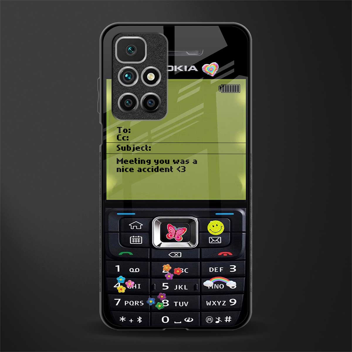 nokia vintage glass case for redmi 10 prime image