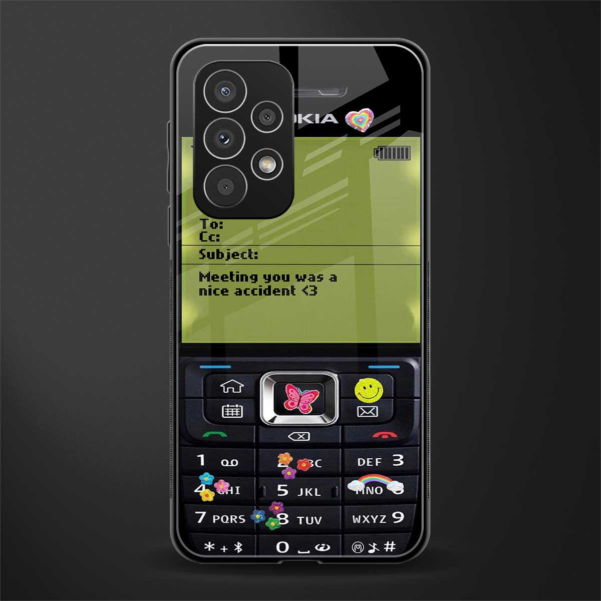 nokia vintage back phone cover | glass case for samsung galaxy a53 5g