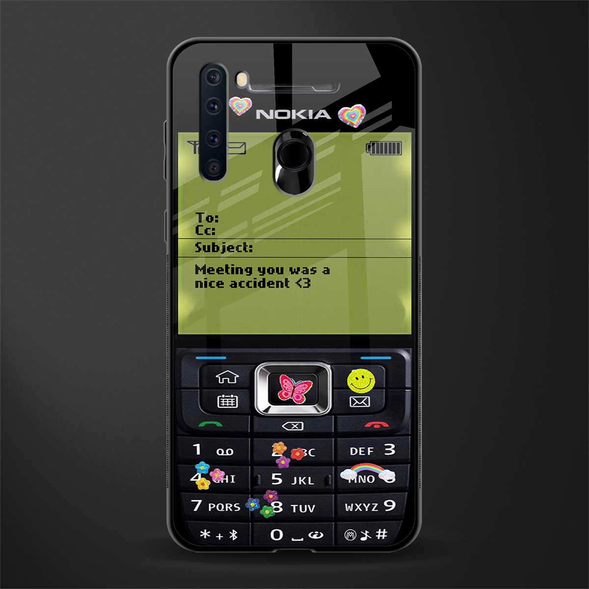 nokia vintage glass case for samsung a21 image