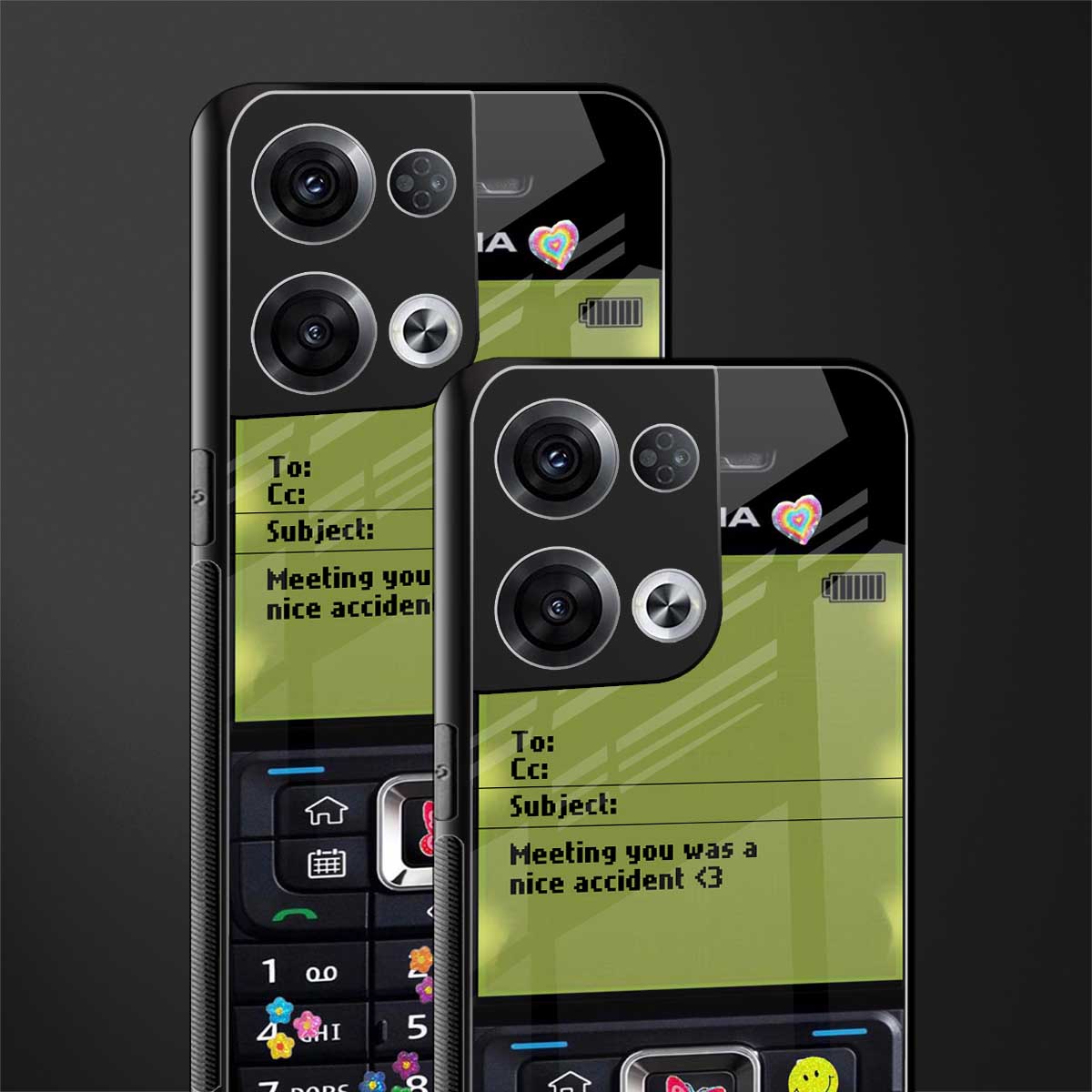 nokia vintage back phone cover | glass case for oppo reno 8 pro