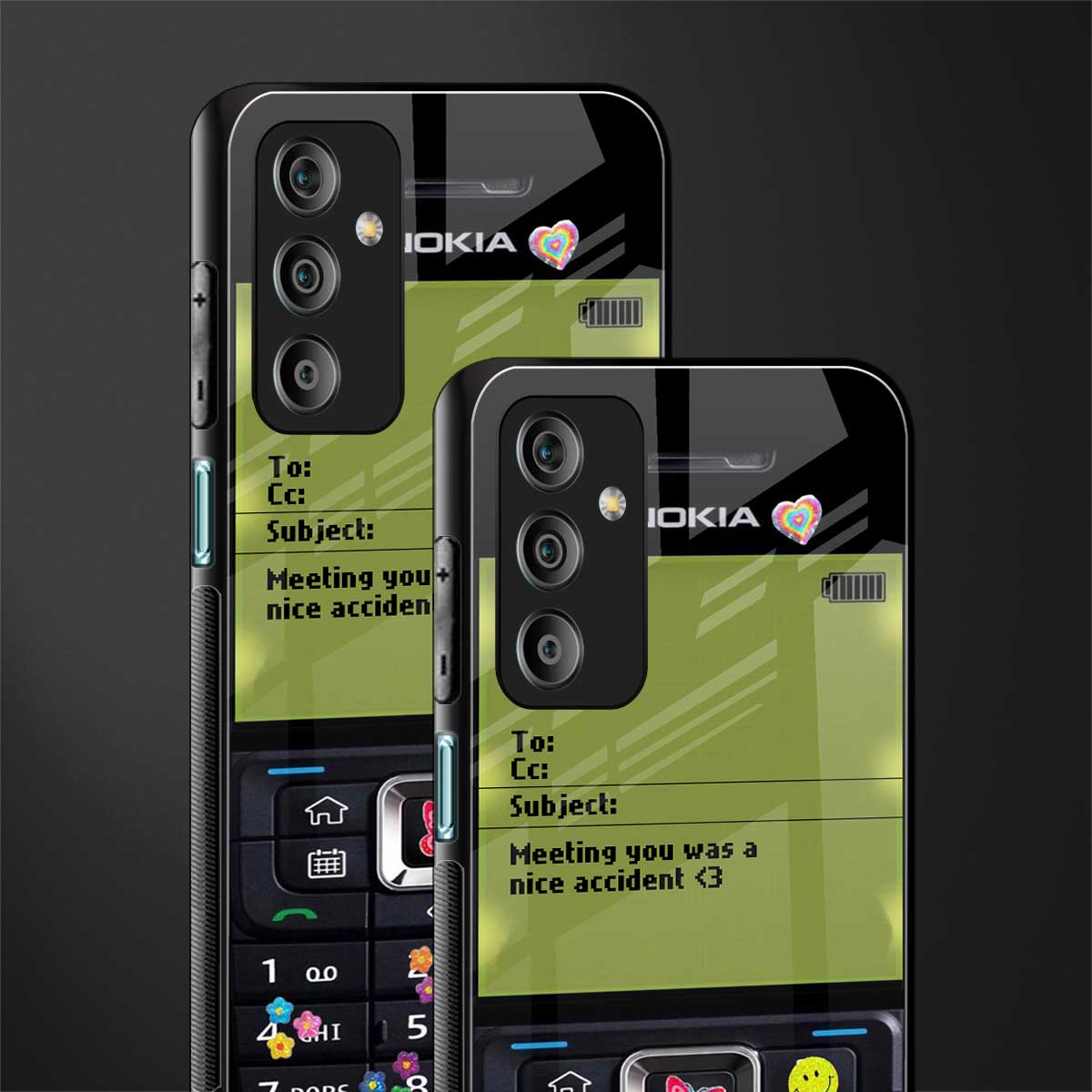 nokia vintage back phone cover | glass case for samsung galaxy f23 5g