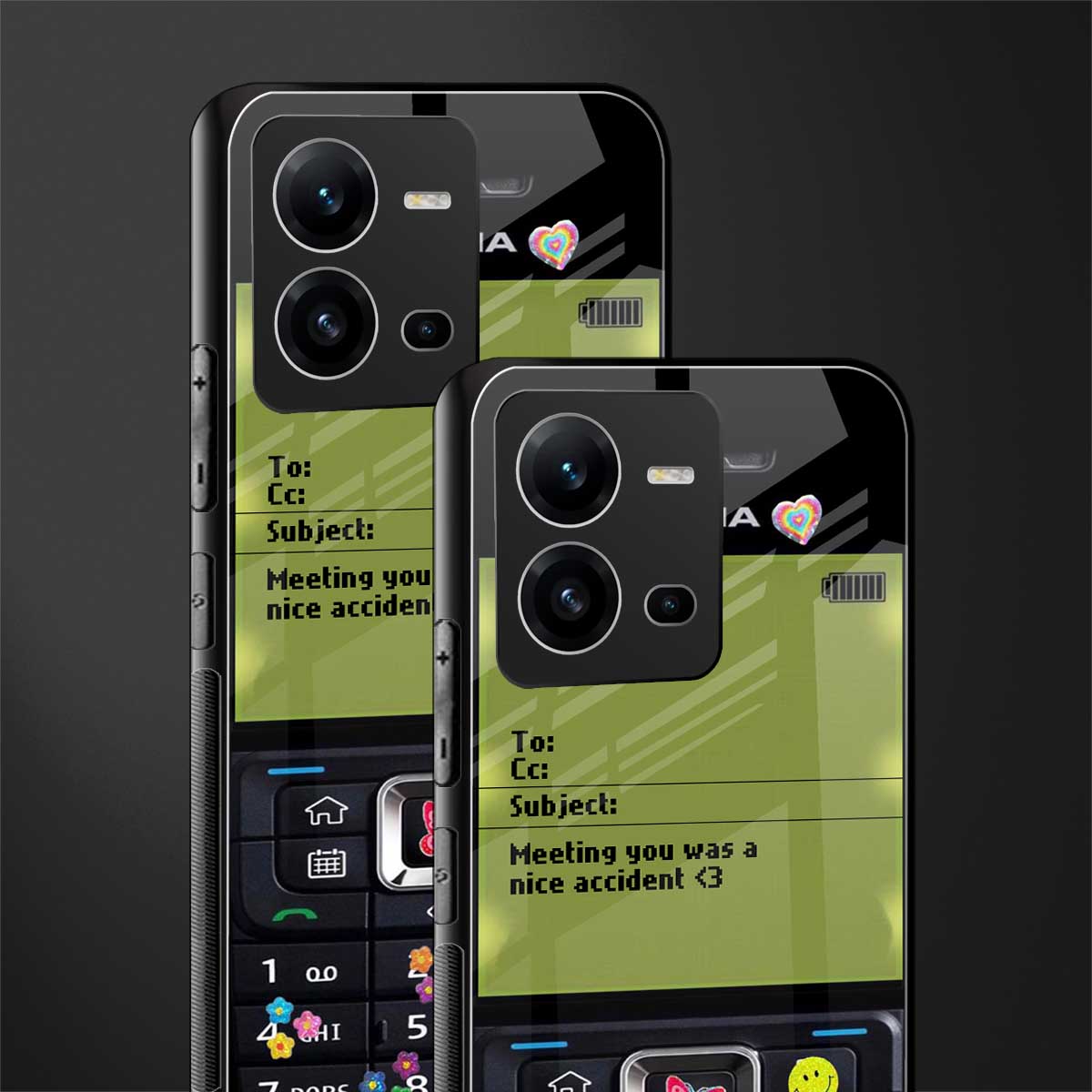 nokia vintage back phone cover | glass case for vivo v25-5g