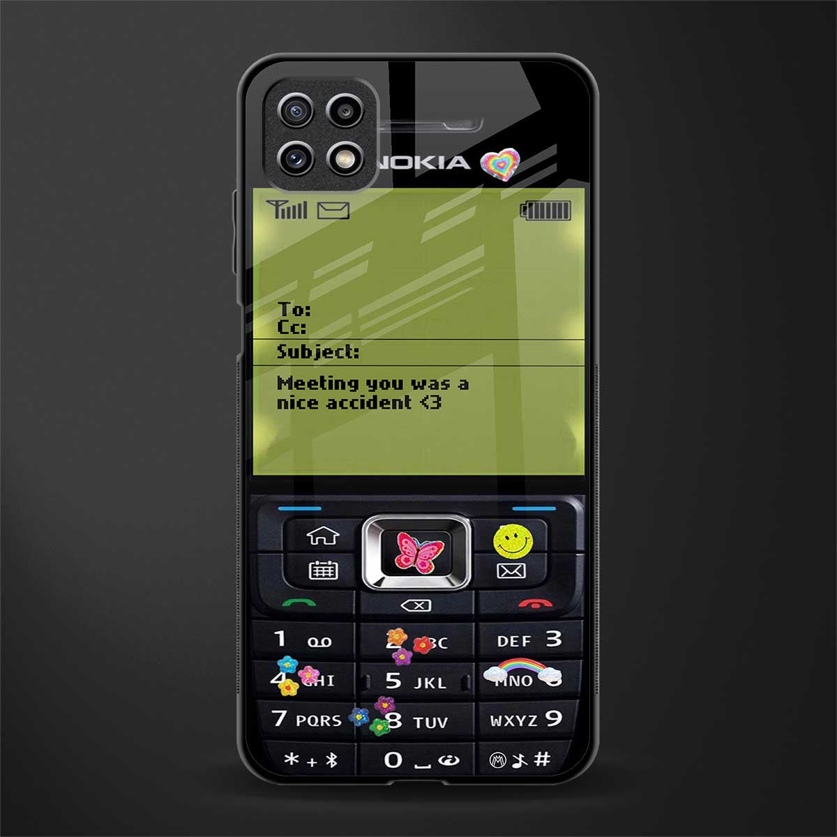 nokia vintage back phone cover | glass case for samsung galaxy f42