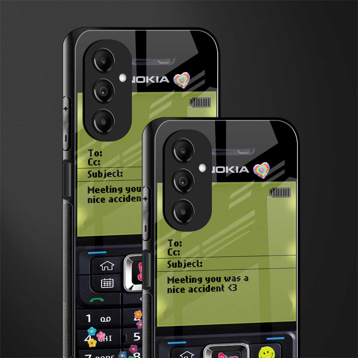 nokia vintage back phone cover | glass case for samsung galaxy a14 5g