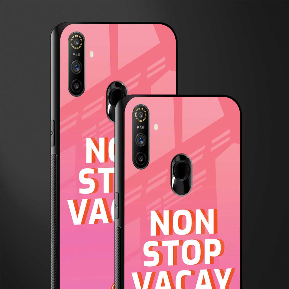 non stop vacay glass case for realme narzo 10a image-2