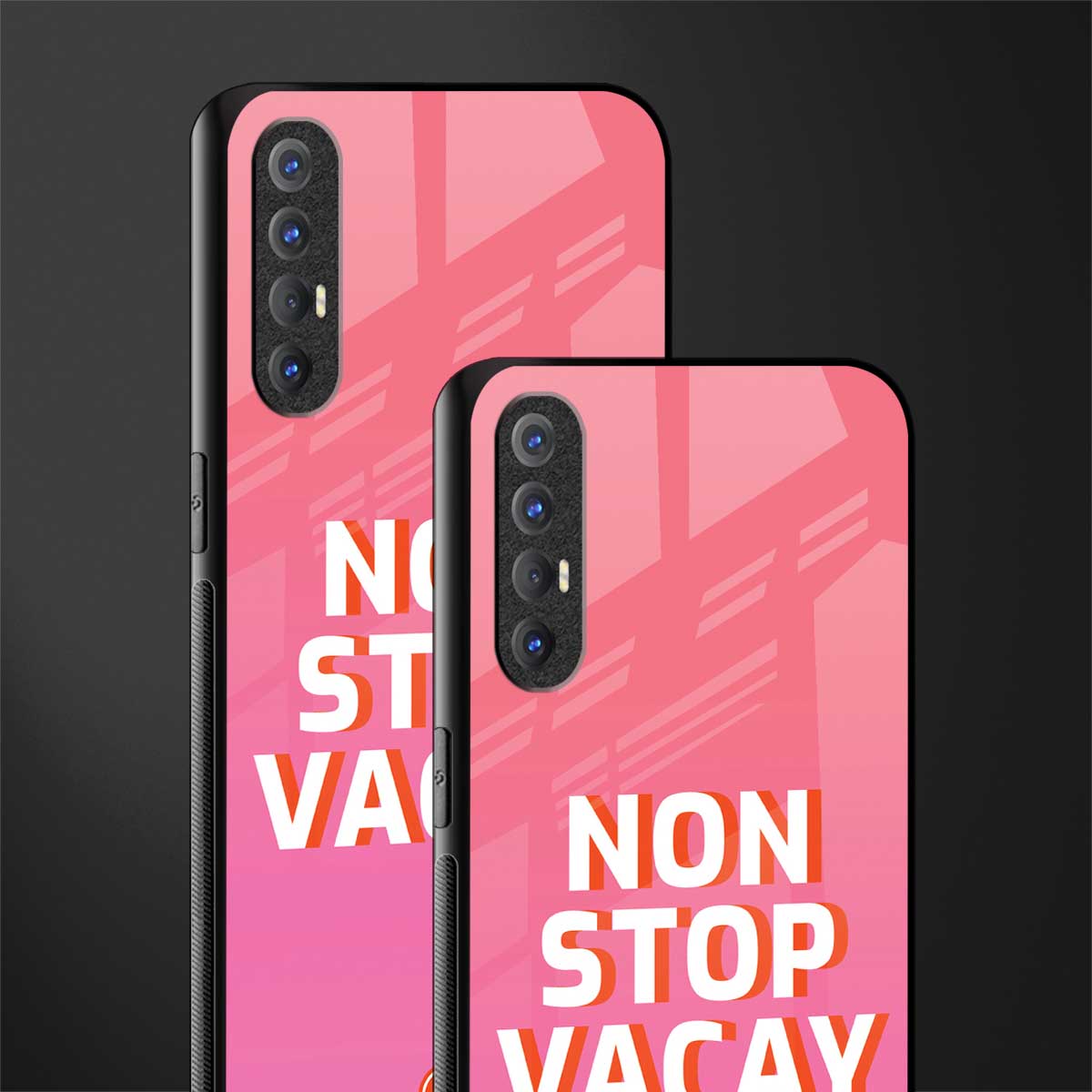 non stop vacay glass case for oppo reno 3 pro image-2