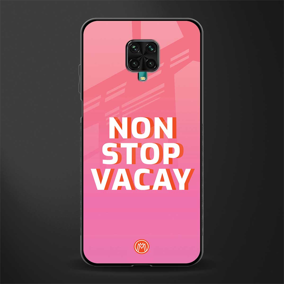 non stop vacay glass case for poco m2 pro image