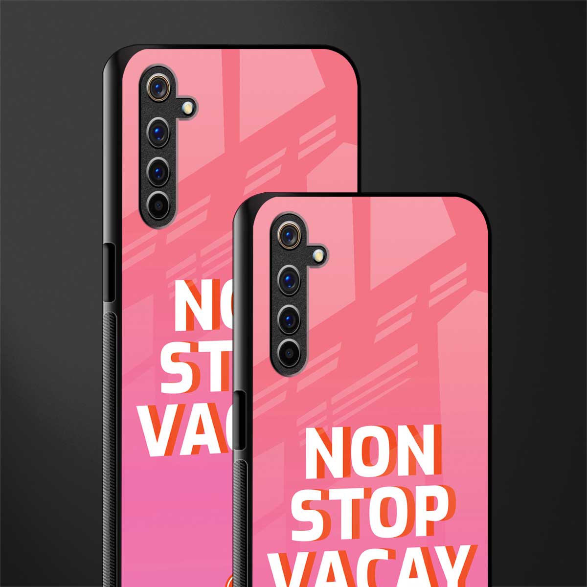 non stop vacay glass case for realme 6i image-2