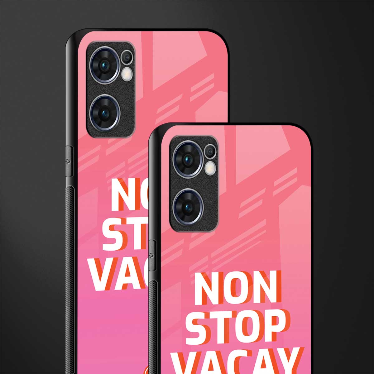 non stop vacay glass case for oppo reno7 5g image-2