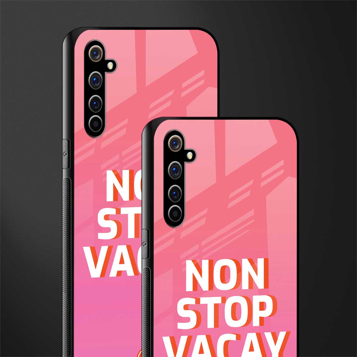 non stop vacay glass case for realme x50 pro image-2