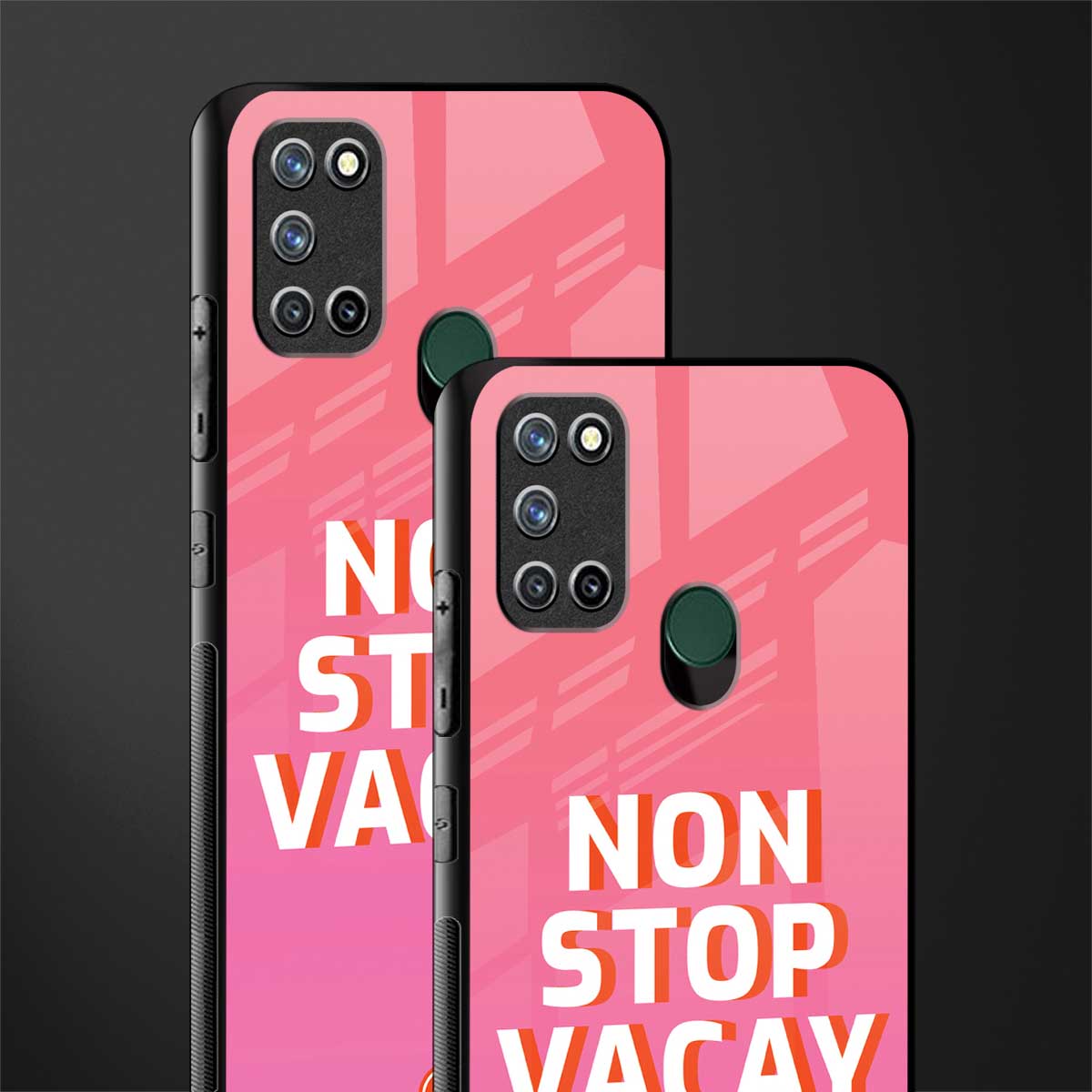 non stop vacay glass case for realme 7i image-2