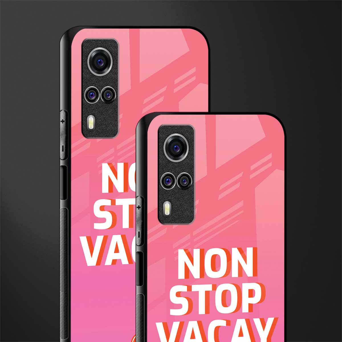 non stop vacay glass case for vivo y51 image-2