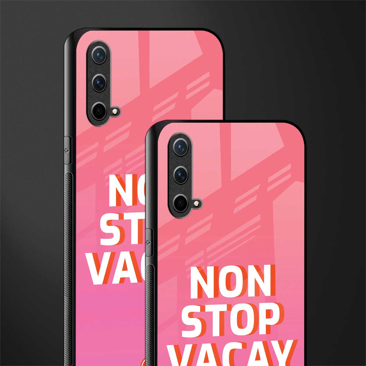 non stop vacay glass case for oneplus nord ce 5g image-2