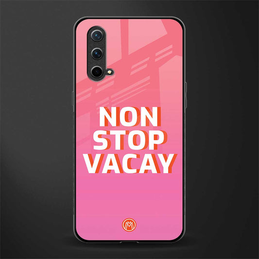 non stop vacay glass case for oneplus nord ce 5g image