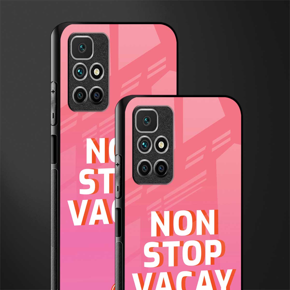non stop vacay glass case for redmi 10 prime image-2