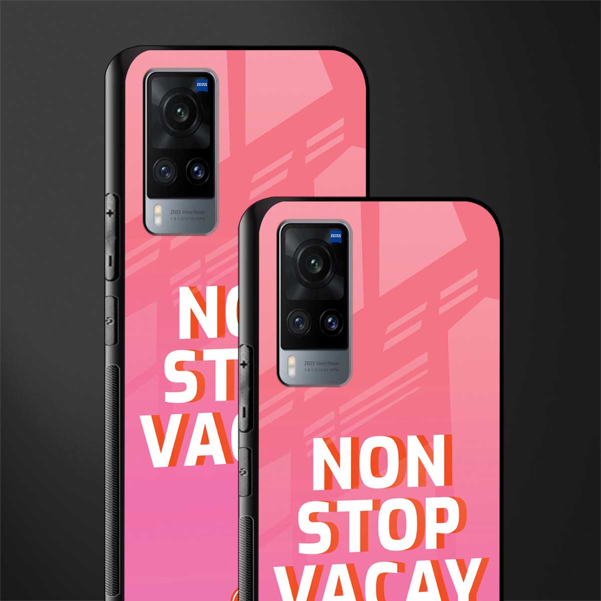 non stop vacay glass case for vivo x60 image-2