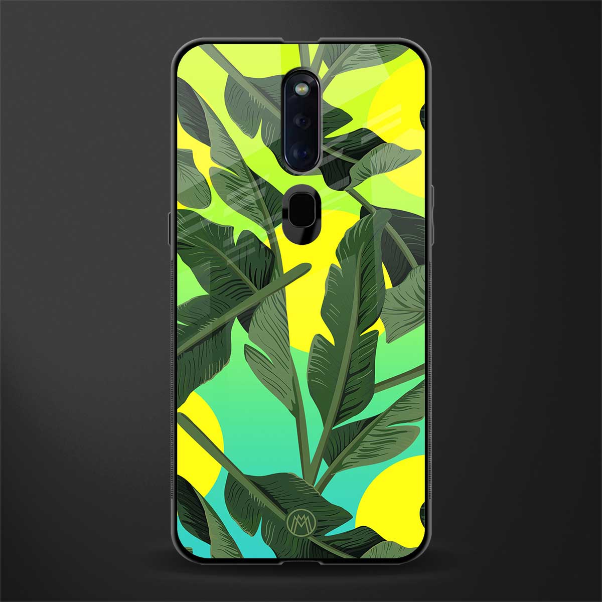 nostalgic floral glass case for oppo f11 pro