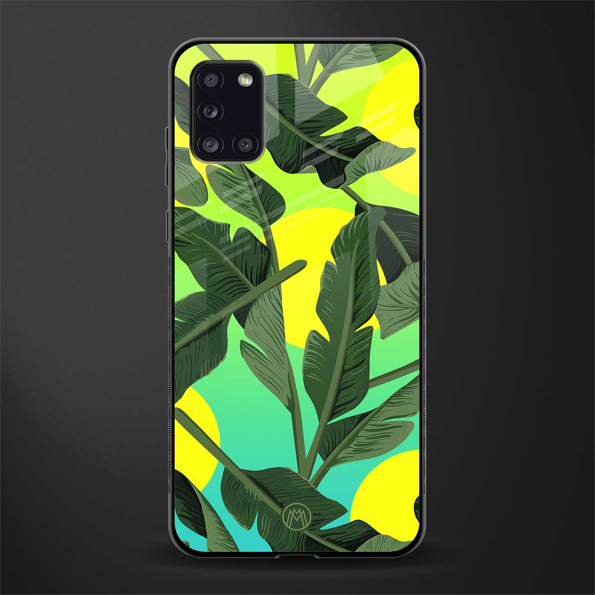 nostalgic floral glass case for samsung galaxy a31