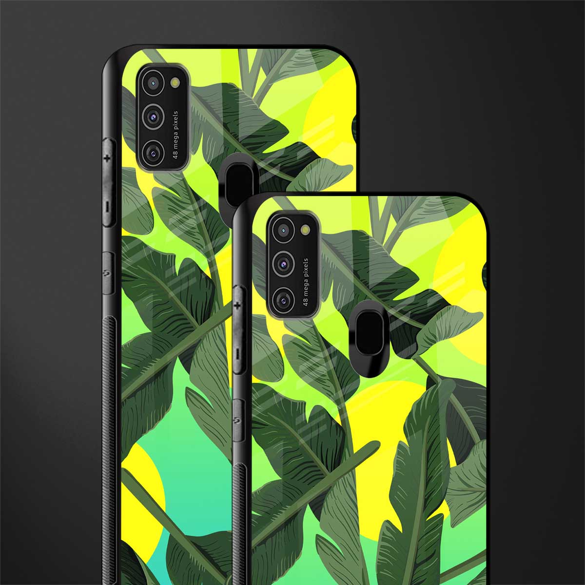 nostalgic floral glass case for samsung galaxy m21 image-2
