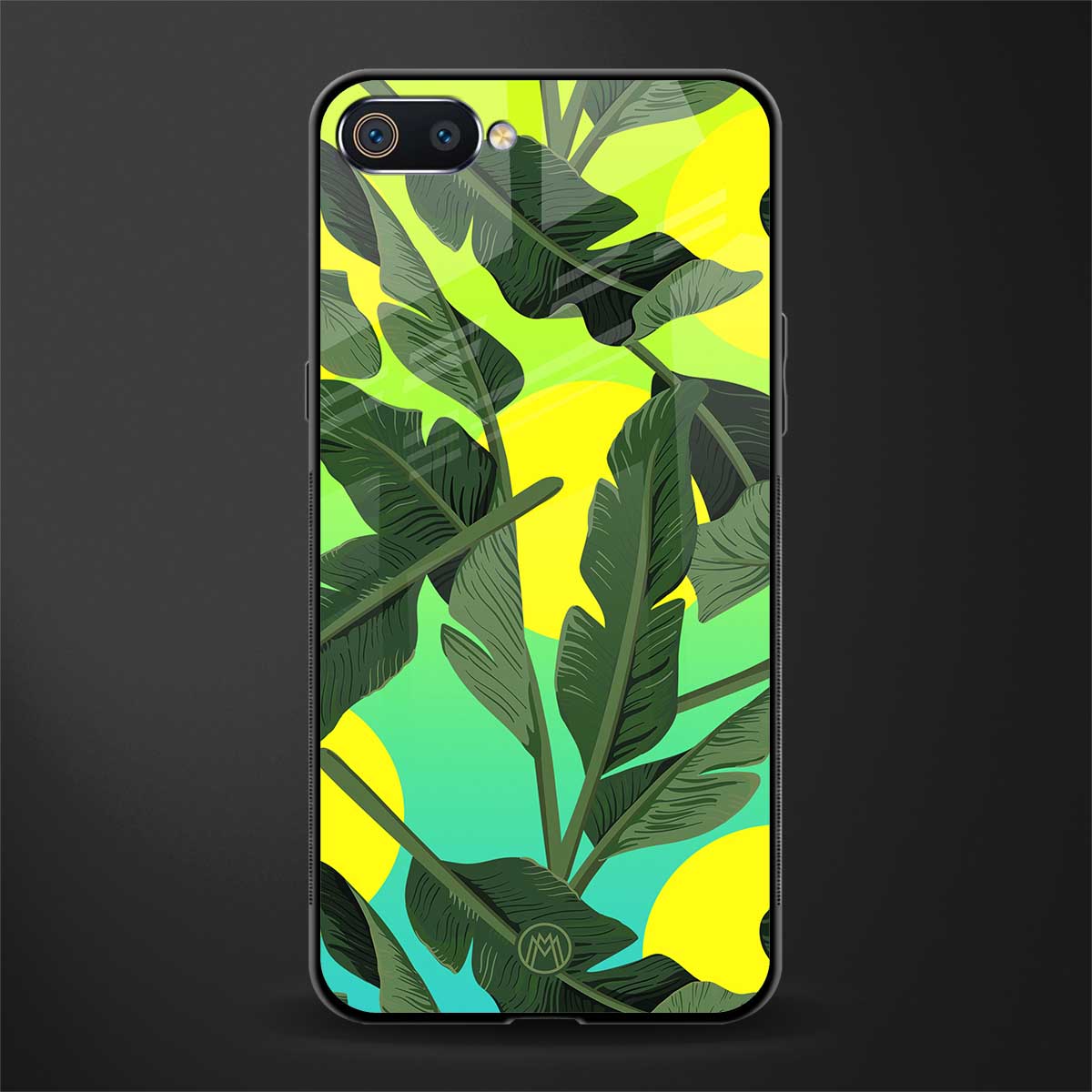 nostalgic floral glass case for realme c2 image