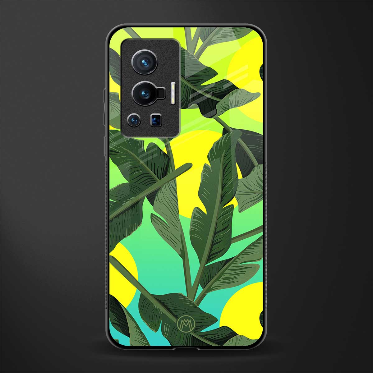 nostalgic floral glass case for vivo x70 pro image