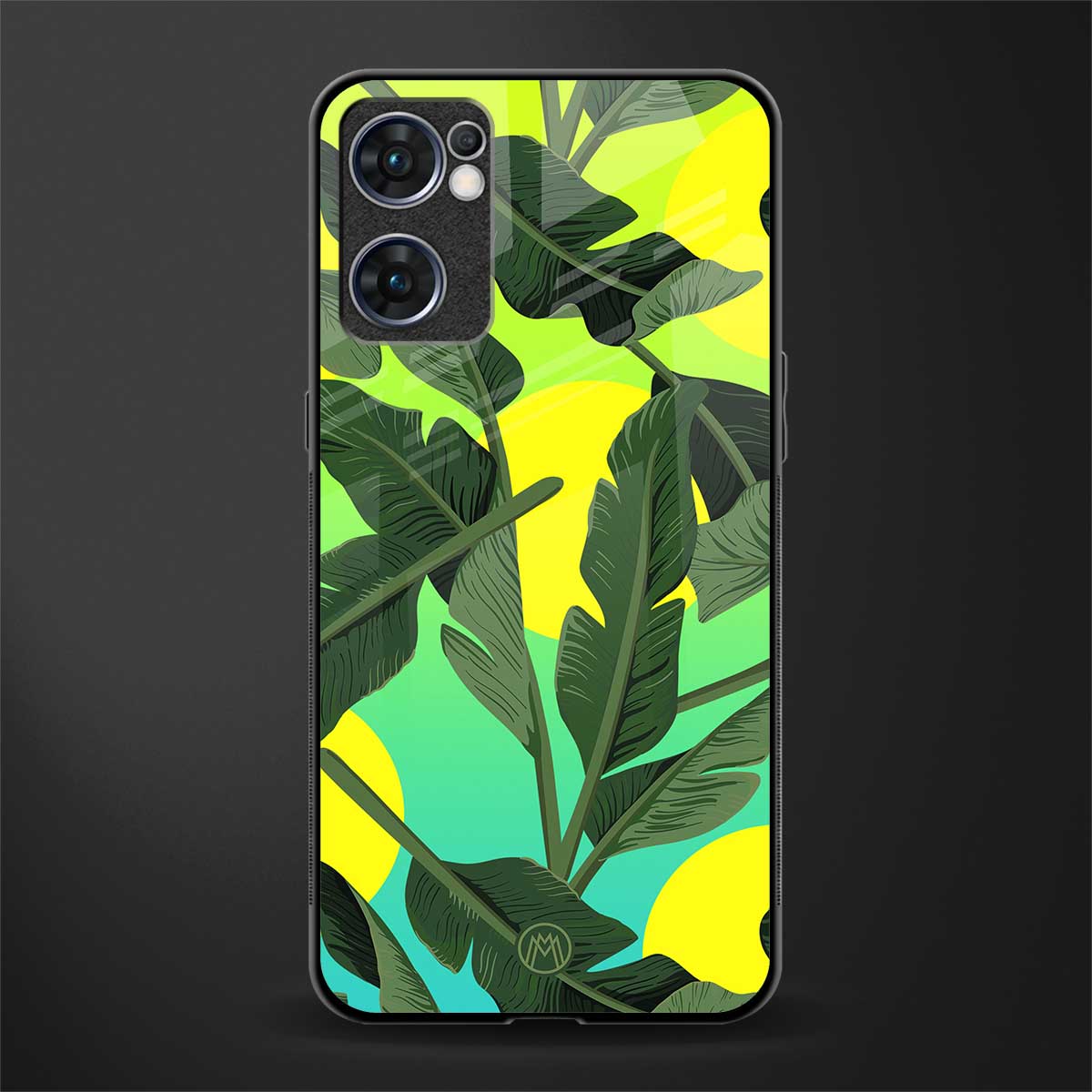 nostalgic floral glass case for oppo reno7 5g image