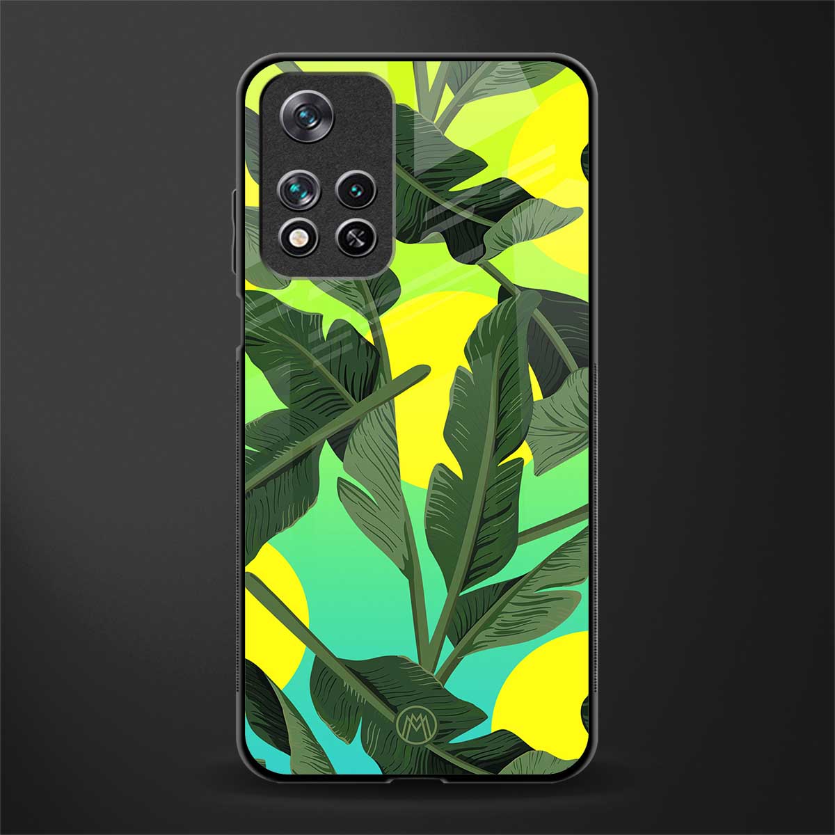 nostalgic floral glass case for poco m4 pro 5g image