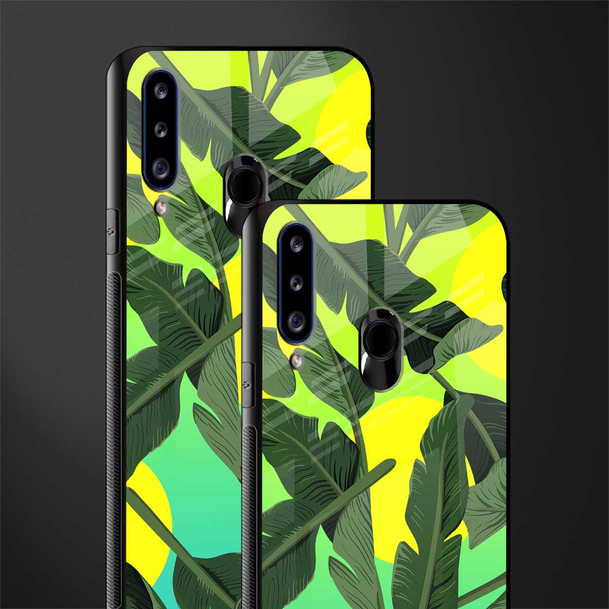 nostalgic floral glass case for samsung galaxy a20s image-2