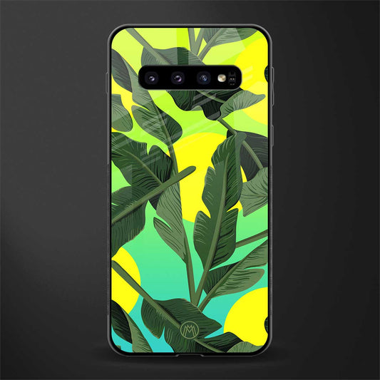 nostalgic floral glass case for samsung galaxy s10 plus image