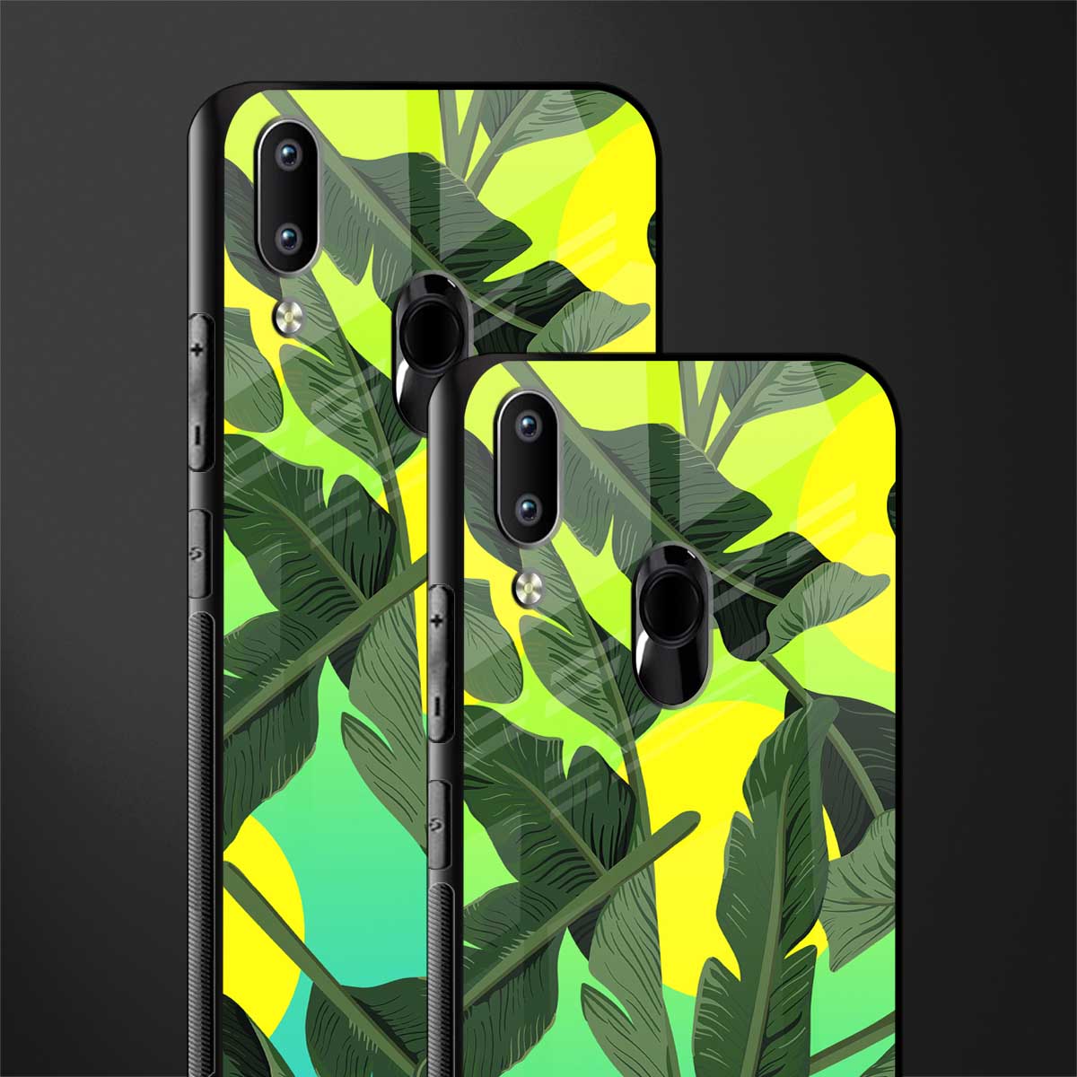 nostalgic floral glass case for vivo y91 image-2