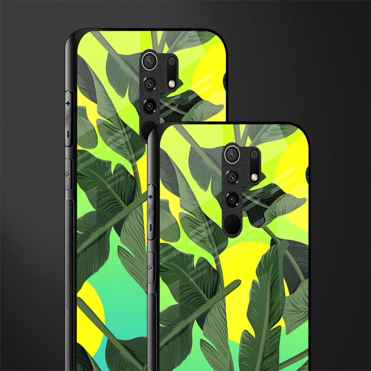 nostalgic floral glass case for poco m2 reloaded image-2