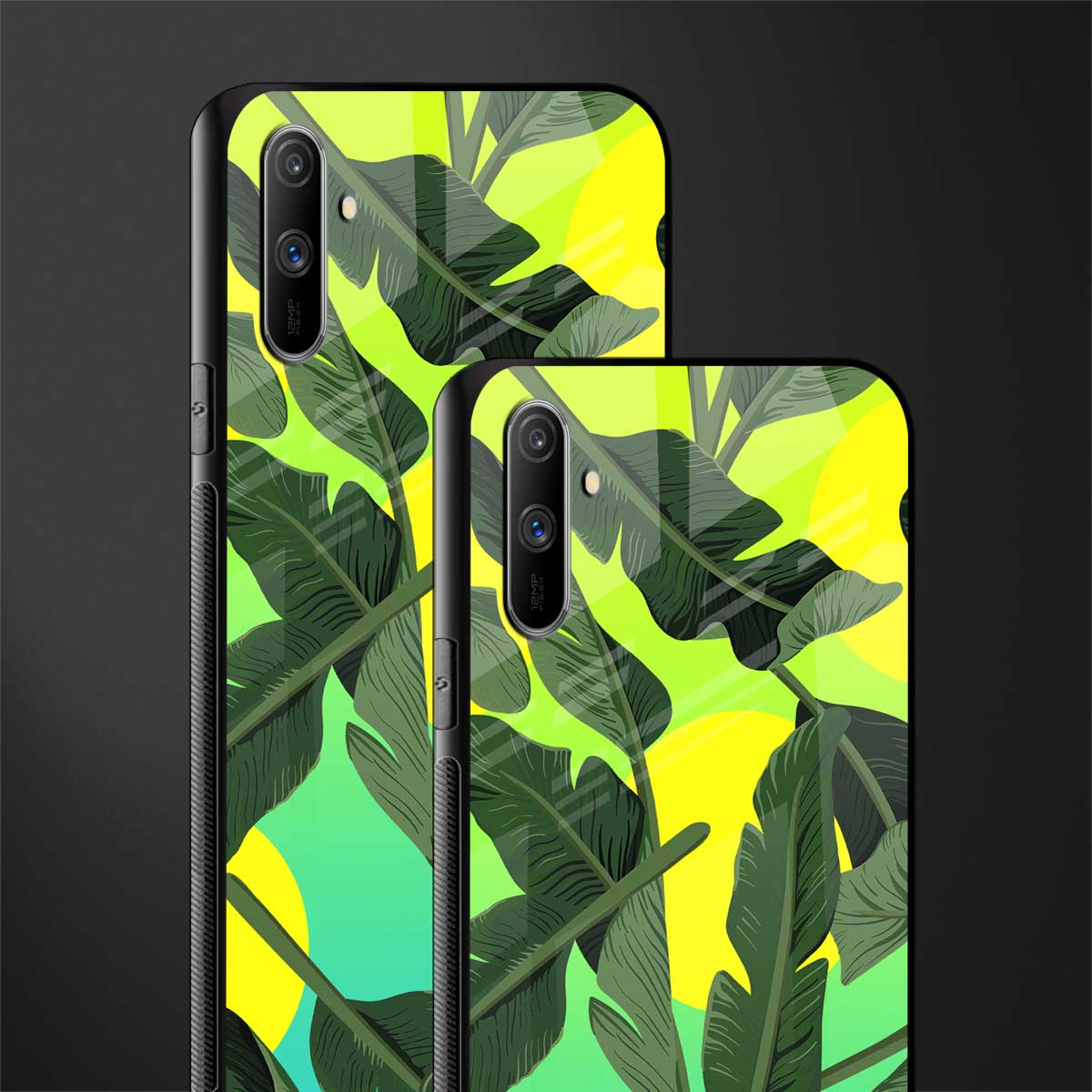 nostalgic floral glass case for realme c3