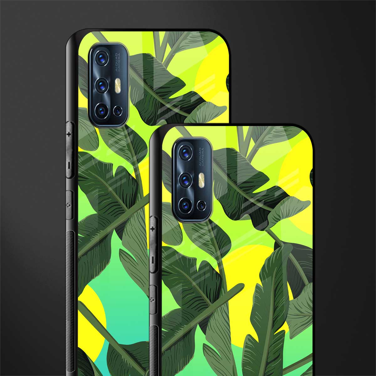 nostalgic floral glass case for vivo v17