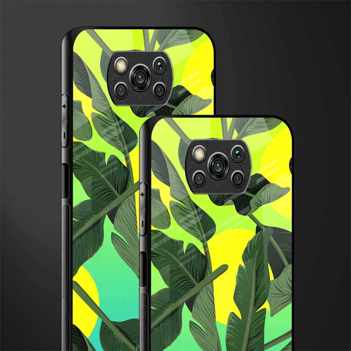nostalgic floral glass case for poco x3 image-2
