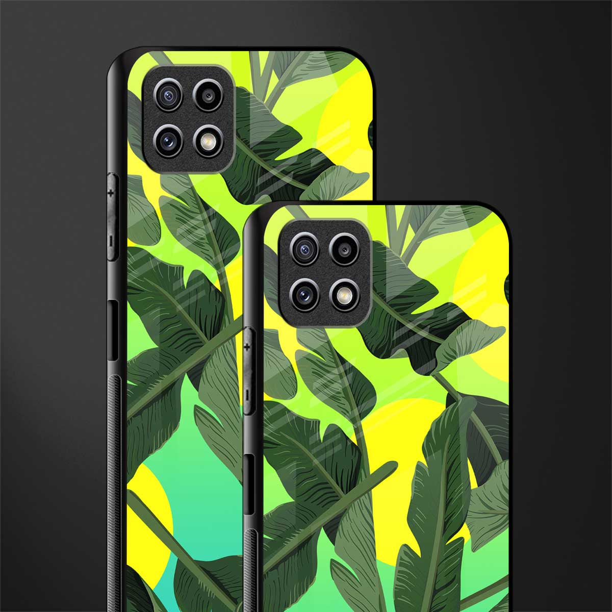 nostalgic floral glass case for samsung galaxy a22 5g image-2