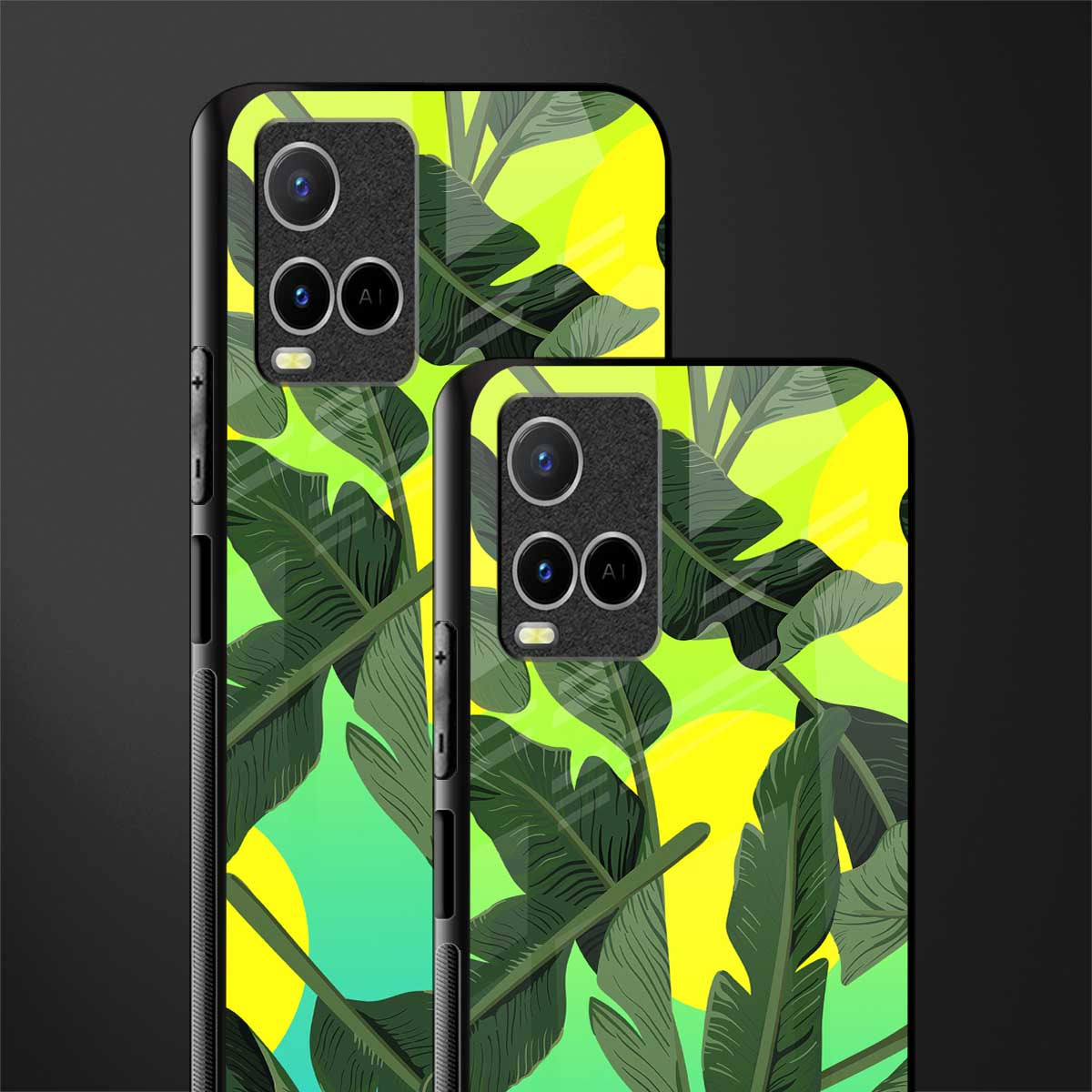 nostalgic floral glass case for vivo y33s vivo y33t image-2