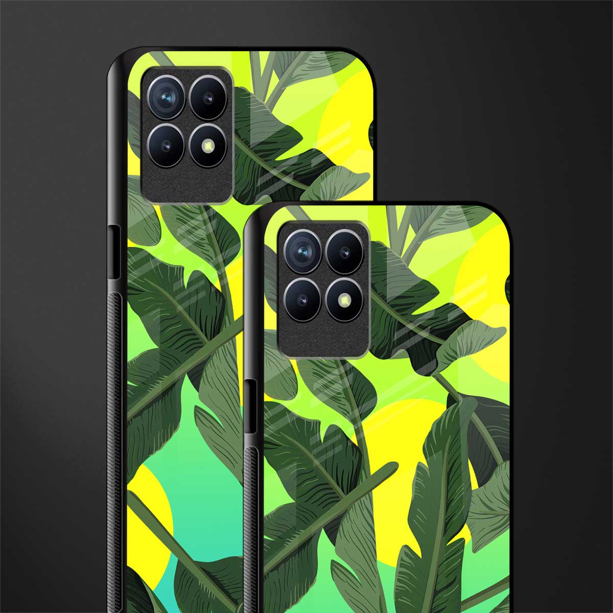 nostalgic floral glass case for realme narzo 50