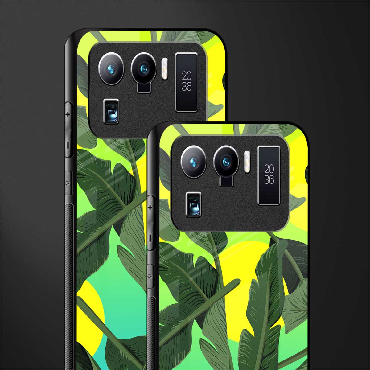 nostalgic floral glass case for mi 11 ultra 5g image-2