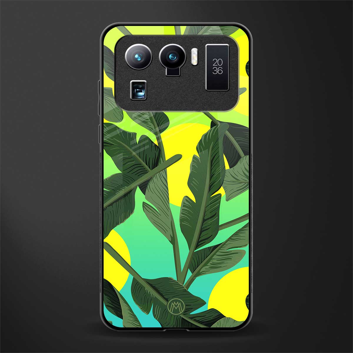 nostalgic floral glass case for mi 11 ultra 5g image