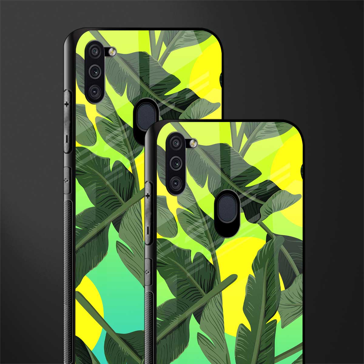 nostalgic floral glass case for samsung galaxy m11 image-2