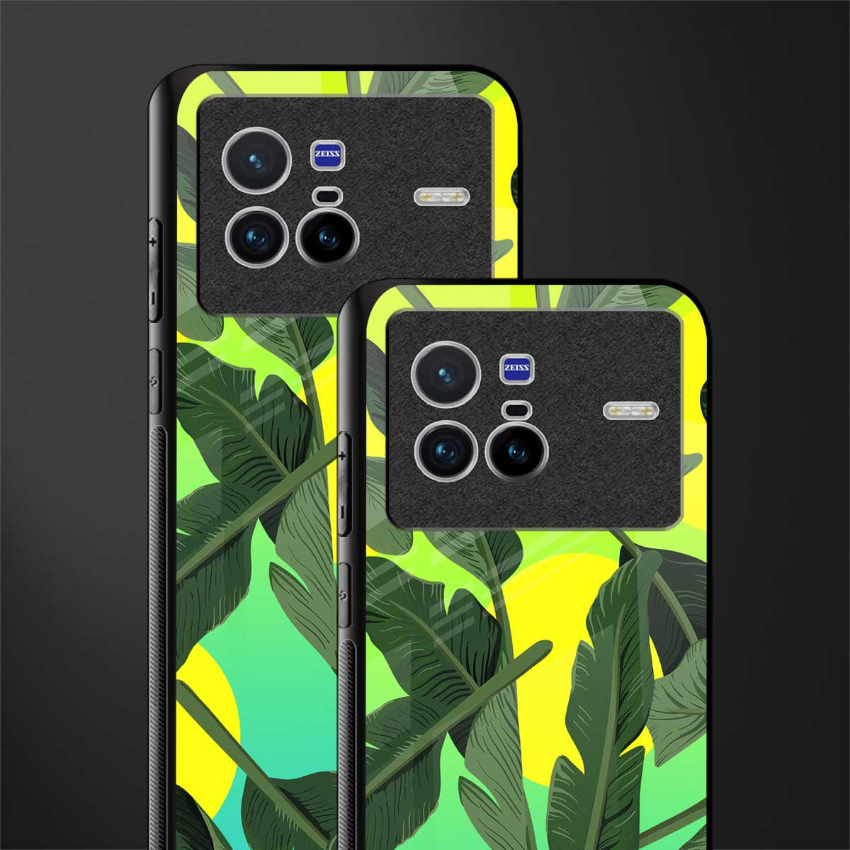 nostalgic floral glass case for vivo x80 image-2