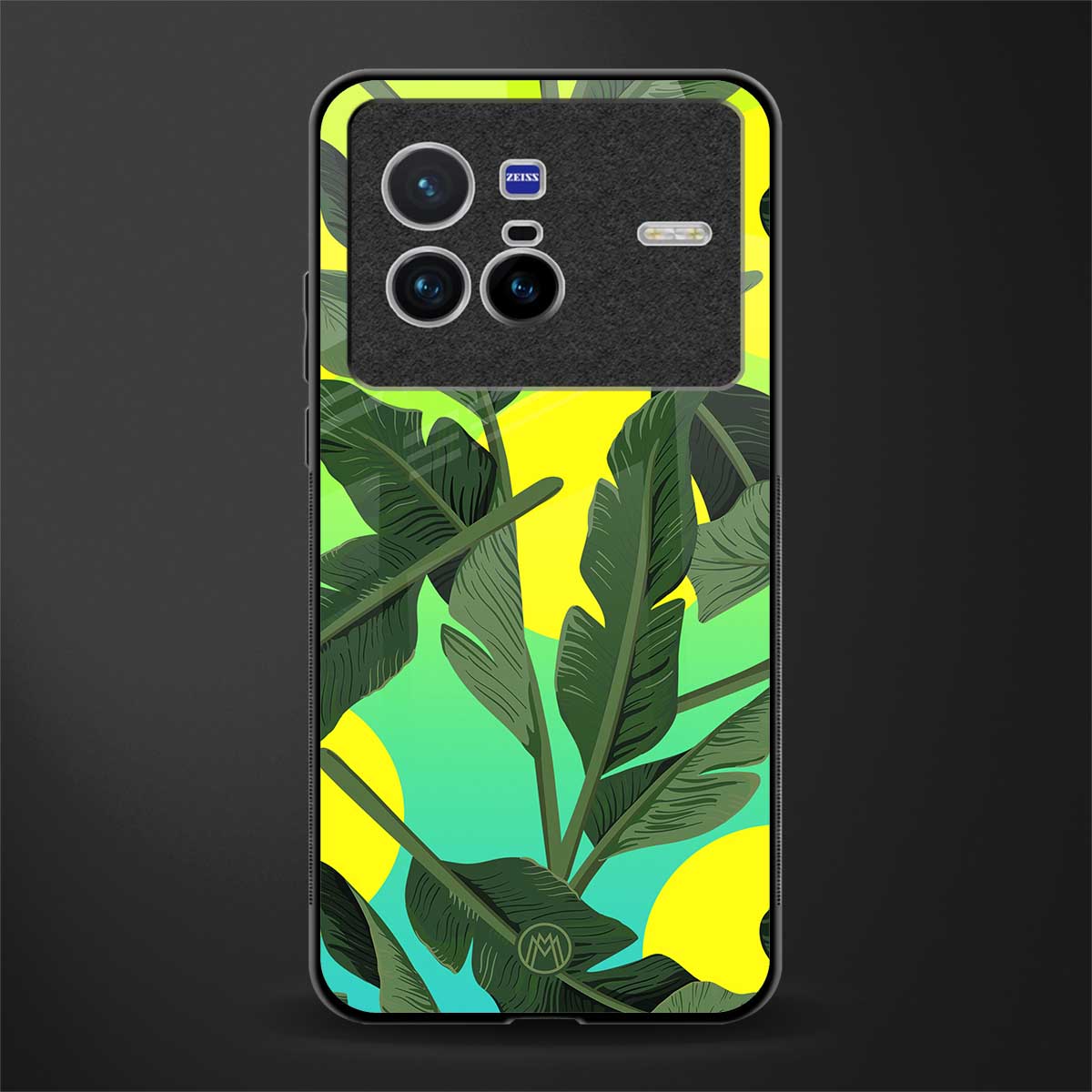 nostalgic floral glass case for vivo x80 image