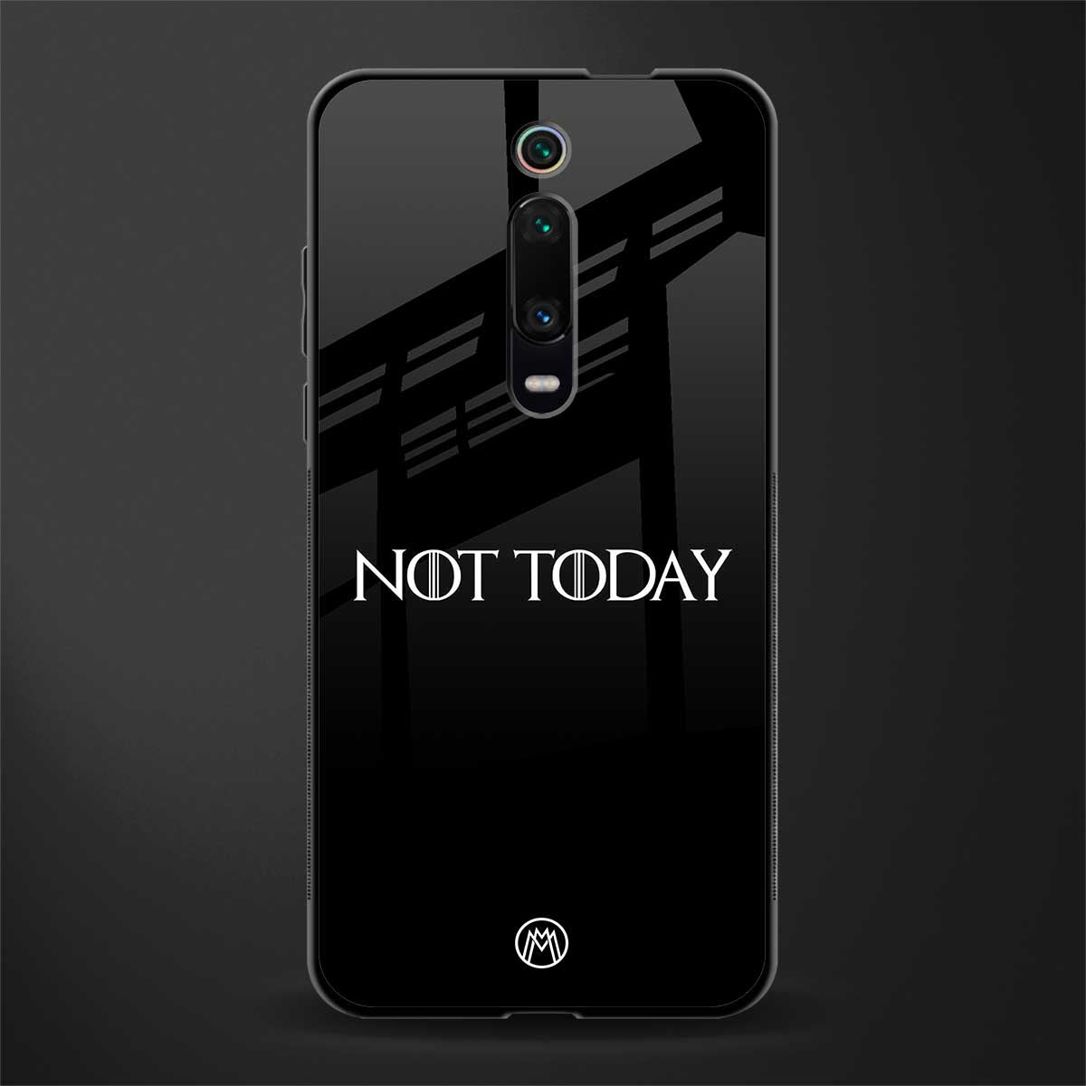 not today phone case | glass case for redmi k20