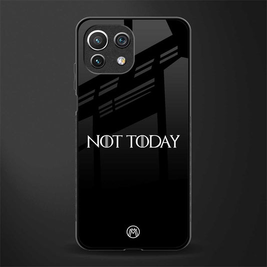 not today phone case | glass case for mi 11 lite